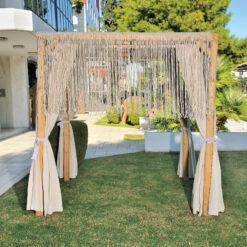 Macrame Ξύλινο Κιόσκι