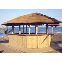 Οβάλ Μπαρ με Σκέπαστρο (Sunset Beach, Λάρισα)