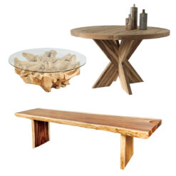 Τραπέζια Suar & Teak